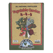 Down to Earth Organic Vegetable Garden Fertilizer 4-4-4, 5lb