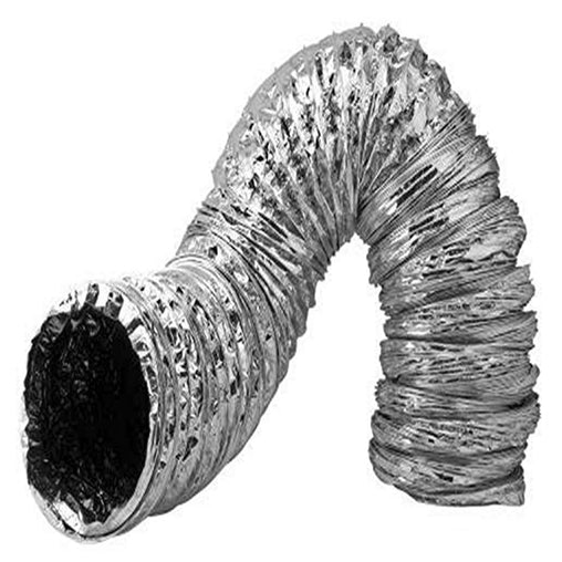 Ideal-Air  Ducting, 12", Silver/Black