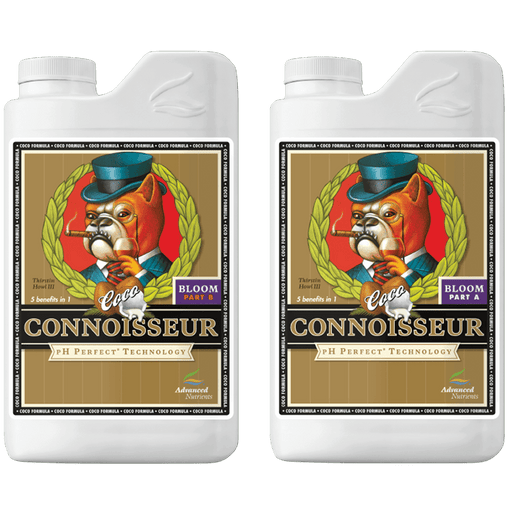 Advanced Nutrients pH Perfect Connoisseur Coco Bloom Part A, pH Perfect Connoisseur Coco Bloom Part B Bundle-1L - HydroWorlds
