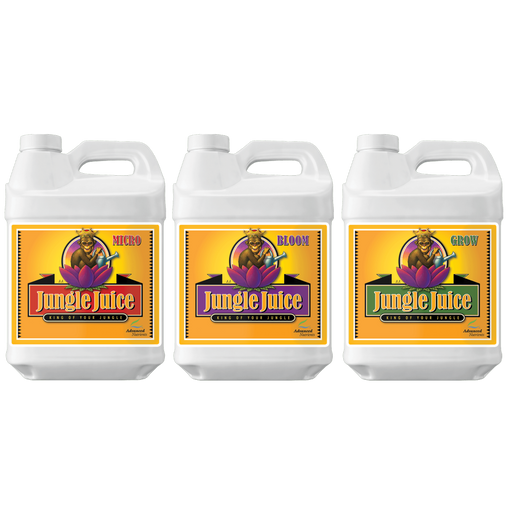 Advanced Nutrients Jungle Juice Bloom, Grow, Micro Bundle - HydroWorlds