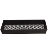 GROWDOTS Propagation Kit Thick Tray Mesh Seeding Tray 7 in Vented Dome Double Strength Tray - for Microgreens Soil Blocks Wheatgrass Hydroponic and Fodder Systems - HydroWorlds