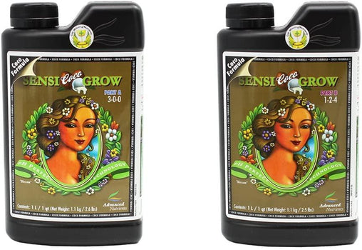 Advanced Nutrients 1L Sensi Coco Bundle (Sensi Grow Coco A&B 1L + Sensi Bloom Coco A&B 1L) - HydroWorlds