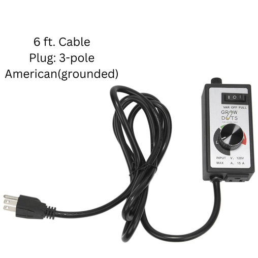 GROWDOTS High Quality Fan Speed Controller Speed Adjuster - HydroWorlds