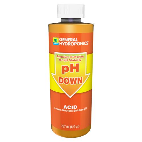 PICK UP ONLY General Hydroponics GH pH Down 8 oz 12 Count