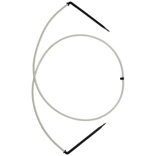 Netafim 2 Way Flat MOD w/ Angle Arrow Dripper Stake Assembly - HydroWorlds