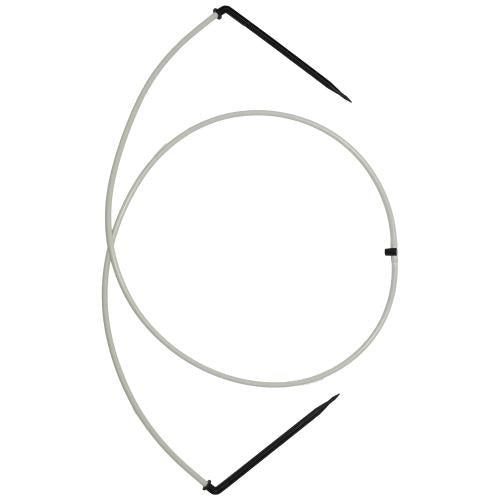 Netafim 2 Way Flat MOD w/ Angle Arrow Dripper Stake Assembly - HydroWorlds